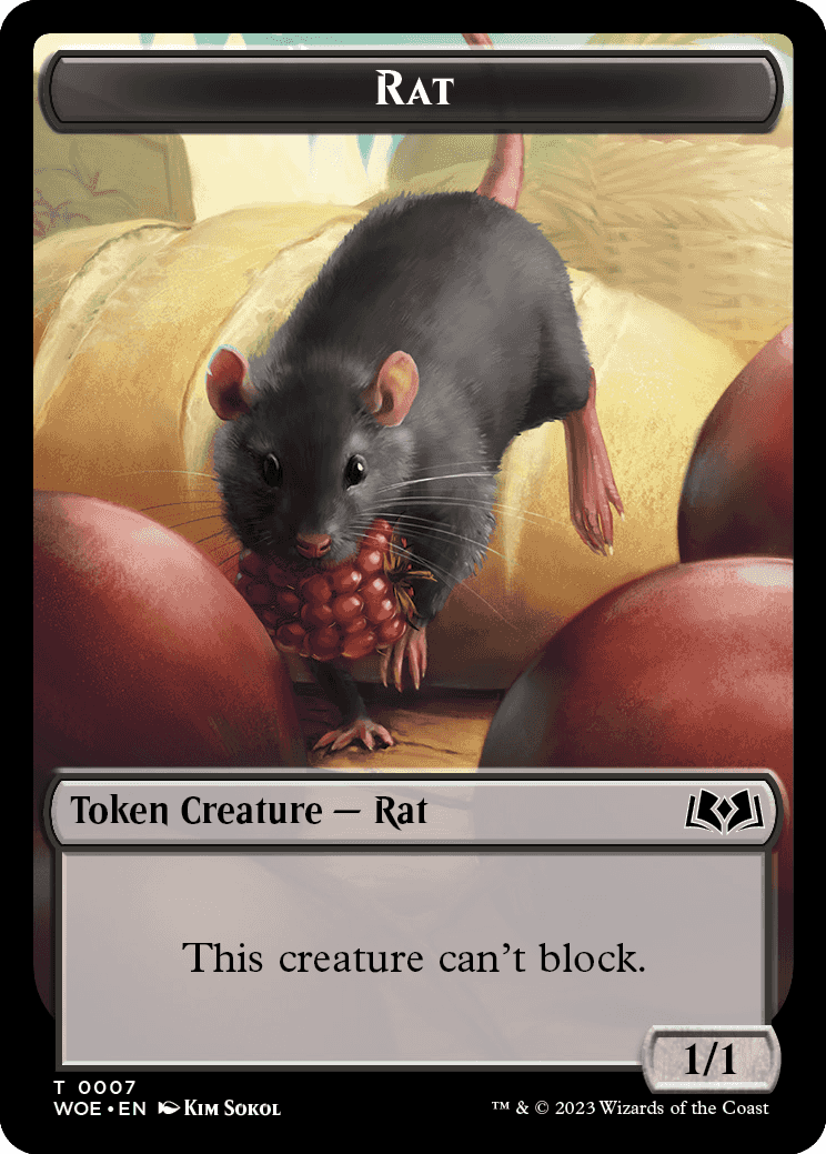 Rat Token | Wilds of Eldraine | Standard | Card Kingdom