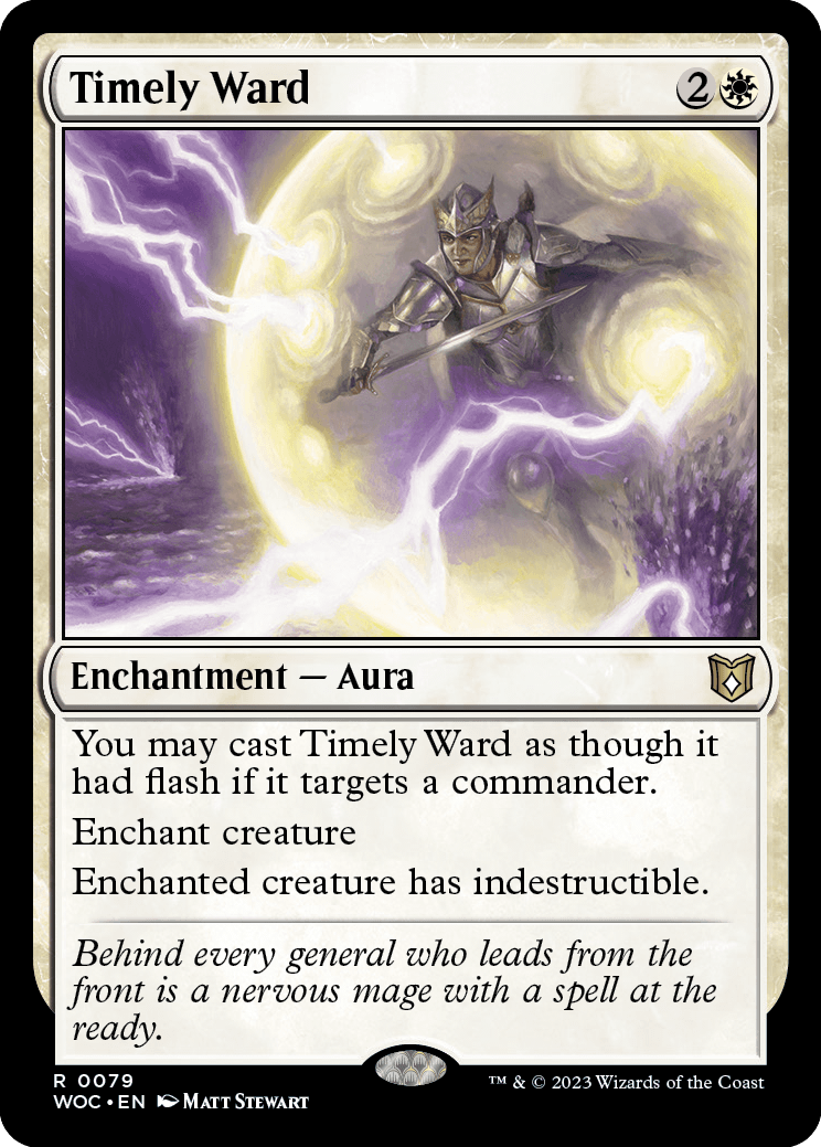Timely Ward [Commander Legends] Moderately Played