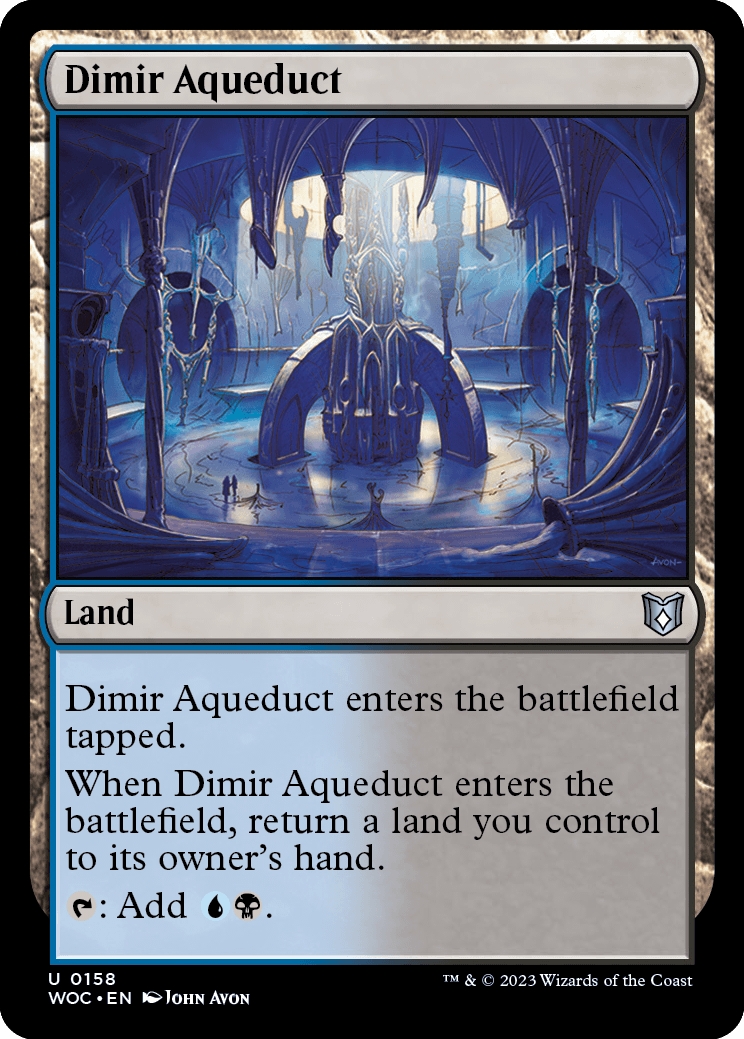 Dimir Aqueduct | Wilds of Eldraine Commander Decks | Commander | Card  Kingdom