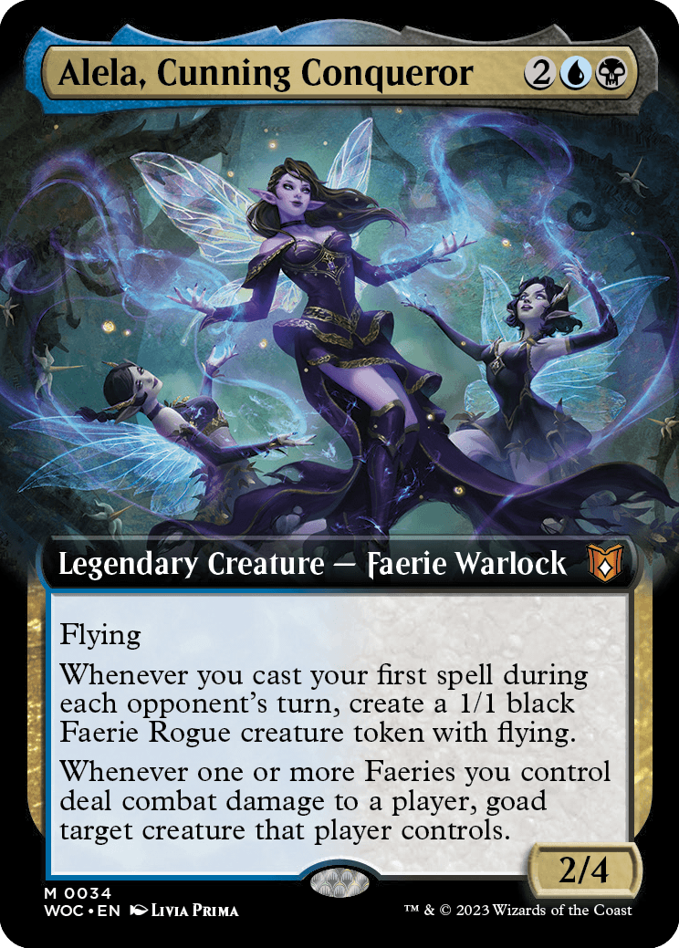 Alela, Cunning Conqueror | Wilds of Eldraine Commander Decks Variants Foil  | Commander | Card Kingdom