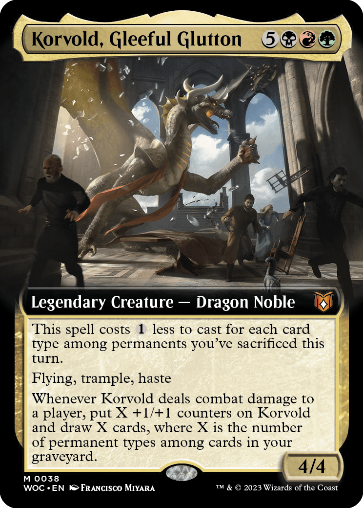 mtg korvold commander deck Korvold, Fae-Cursed King by Ninong Ry  DECKS put X +1/+1 counters on Korvold and draw X cards Korvold, Gleeful Glutton