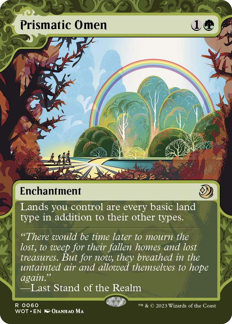 all omen cards mtg Amazon.com: Generic Prismatic Omen MTG (060) Enchanting Tales Collectible  Card : Toys & Games