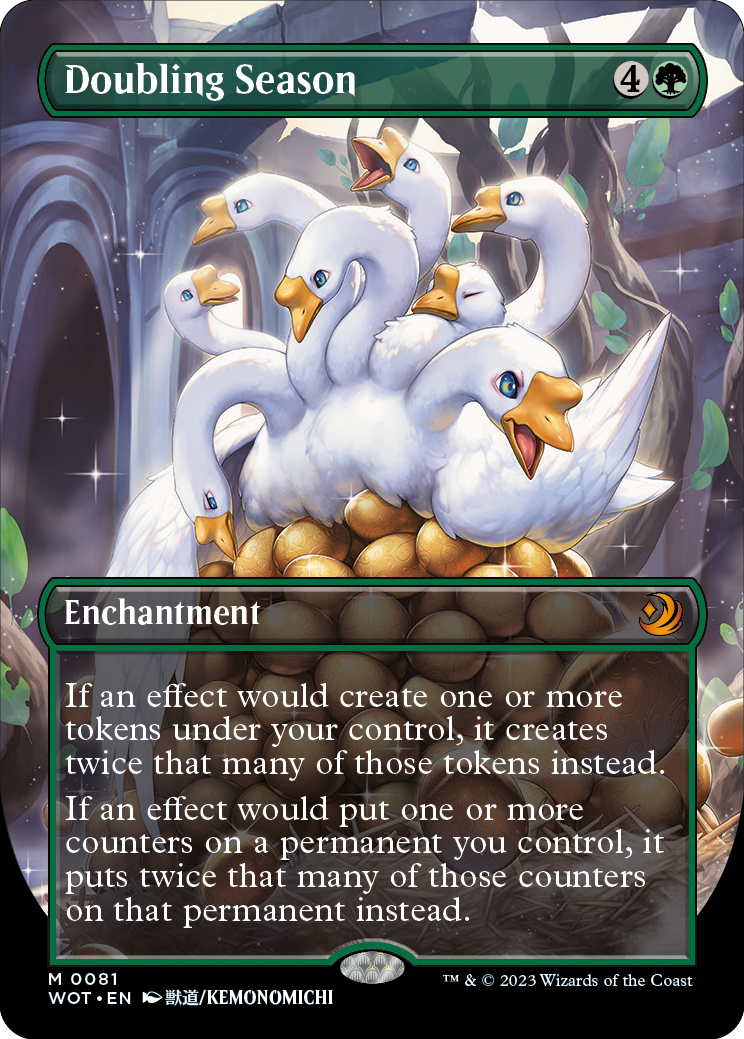 MTGコンフェッティFoil 倍増の季節Doubling Season FDN】※Foil※《倍増の季節/Doubling Season》【M】 - PROJECT