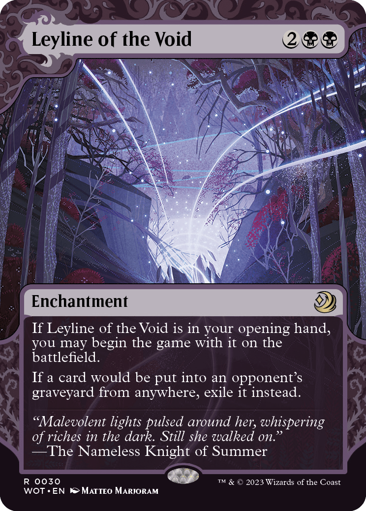 Leyline of the Void | Wilds of Eldraine Enchanting Tales Foil