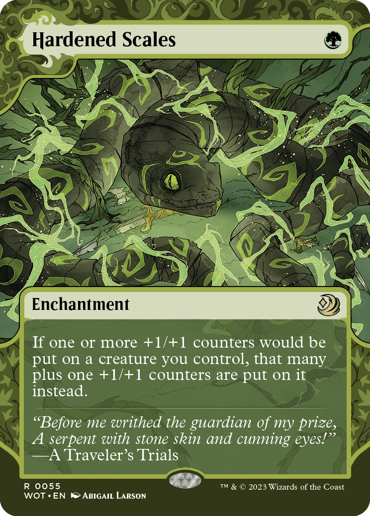 mtg cards like hardened scales Magic The Gathering - Wilds of Eldraine - Enchanting Tales main image 0