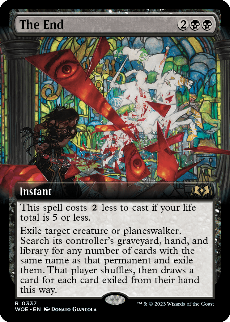The End | Wilds of Eldraine Foil | Standard | Card Kingdom