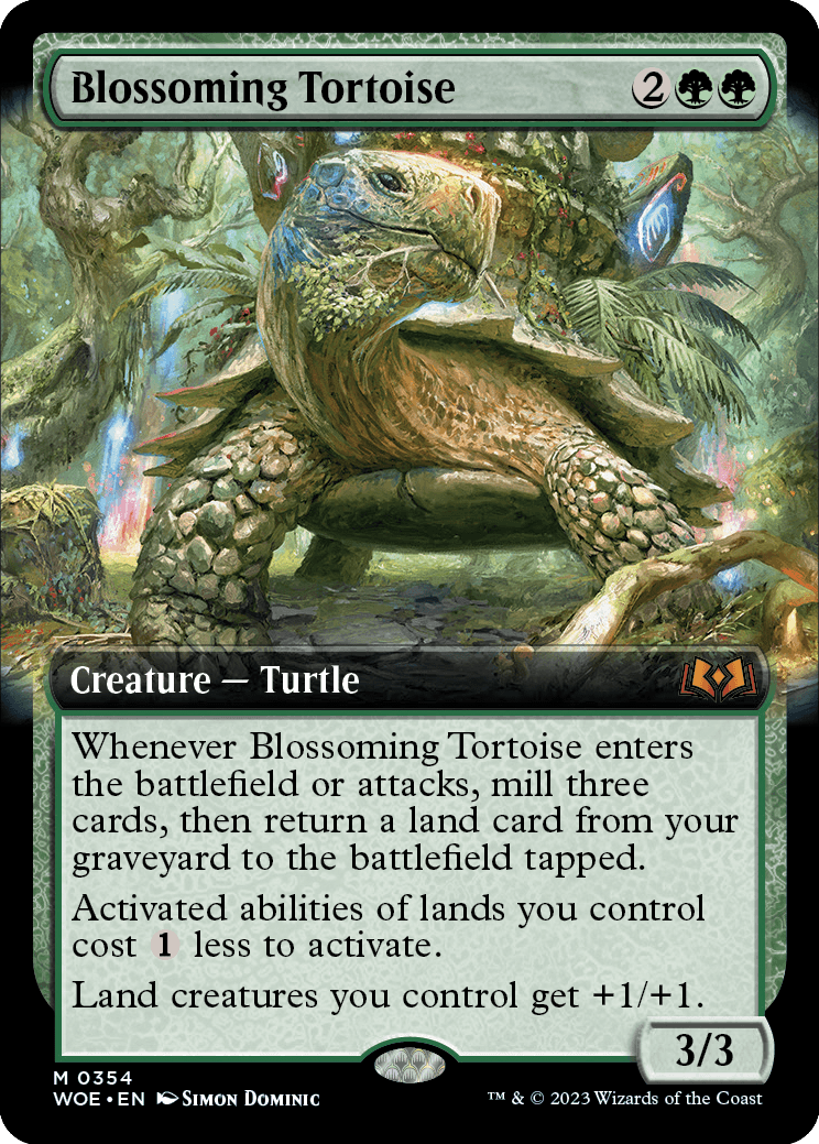 Blossoming Tortoise | Wilds of Eldraine Variants | Standard | Card Kingdom
