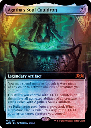 Agatha's Soul Cauldron | Wilds of Eldraine Variants Foil | Standard | Card  Kingdom
