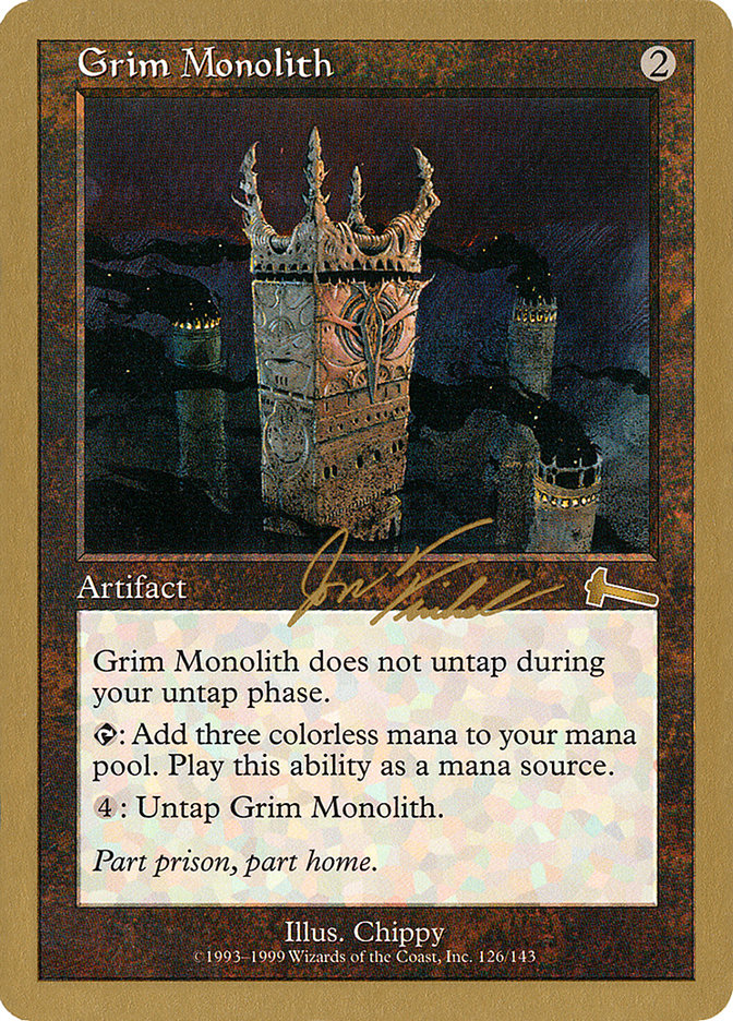 Grim Monolith | World Championships | Card Kingdom