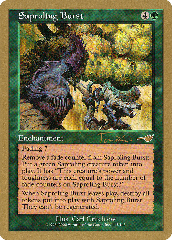 Saproling Burst | World Championships | Card Kingdom