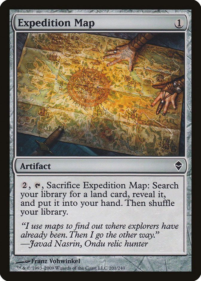 Expedition Map | Zendikar Foil | Modern | Card Kingdom