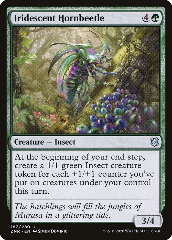 horniest mtg cards Iridescent Hornbeetle Hear that What's the sexiest card in